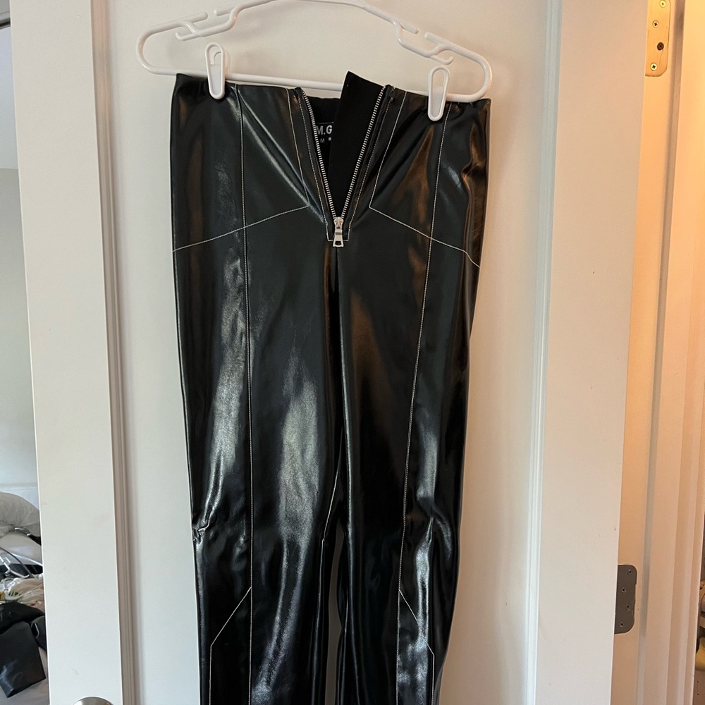 black I am GIA leather pants